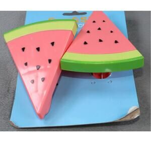 Sun&Sky Watermelon Towel Clips Set of 2 Beach Chair Towel Holders CVS 4.6 inch